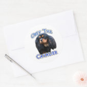 Gehoorzaam de Cavalier - Sticker (Envelop)