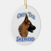 Gehoorzaam de Herder Keramisch Ornament (Rechts)