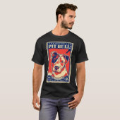 Gehoorzaam de Pitbull Woof T-shirt (Voorkant volledig)