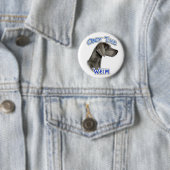 Gehoorzaam de Weimaraner Button (In situ)