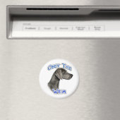 Gehoorzaam de Weimaraner - Magneet (Insitu (Vaatwasser))