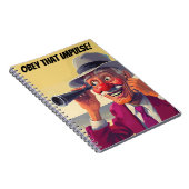 Gehoorzaam die Impulse, Oud Man met Spyglass, Grap Notitieboek (Rechterzijde)