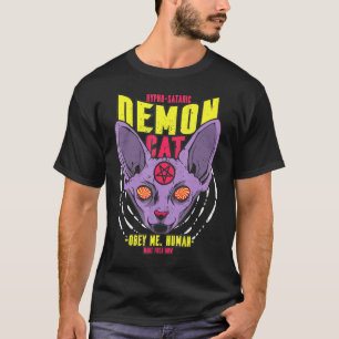 Gehoorzaam me Menselijke Hypno Satanische Demon Ka T-shirt