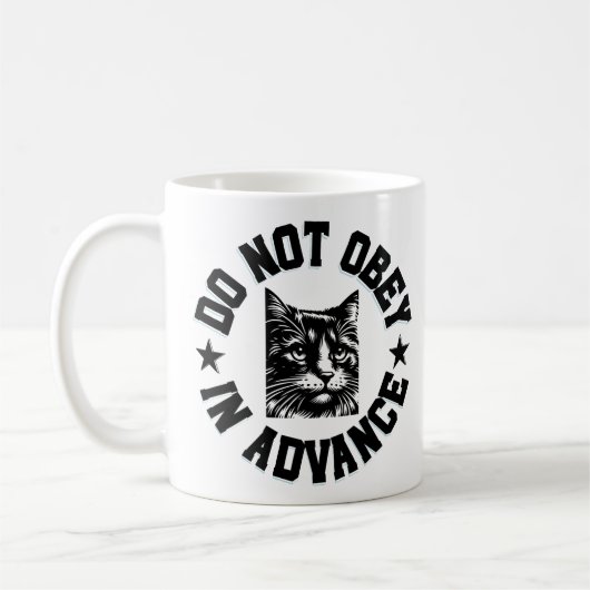 Gehoorzaam niet bij voorbaat Mok (Links)