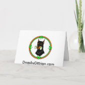 Gehoorzaamheid Doberman Pinscher St Patricks Kaart (Achterkant)