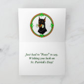 Gehoorzaamheid Doberman Pinscher St Patricks Kaart (Binnen)