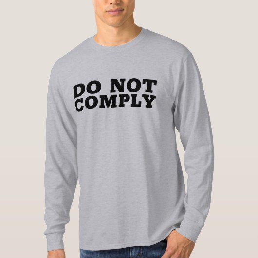 GEHOORZAAMHEID WEIGEREN T-SHIRTS TEES (Voorkant)