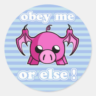 gehoorzamen me sticker