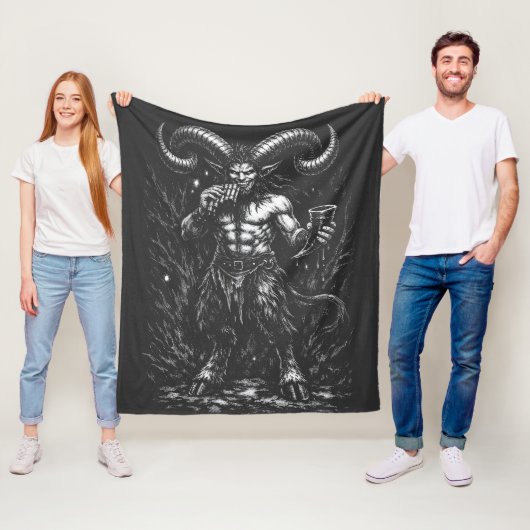 Gehorende Winter Satyr — door BurnsInHell Fleece Deken (In situ)