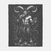 Gehorende Winter Satyr — door BurnsInHell Fleece Deken (Voorkant)