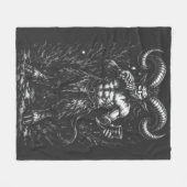 Gehorende Winter Satyr — door BurnsInHell Fleece Deken (Voorkant (Horizontaal))