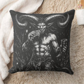 Gehorende Winter Satyr — door BurnsInHell Kussen (Deken)