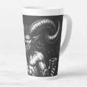 Gehorende Winter Satyr — door BurnsInHell Latte Mok (Rechterhoek)