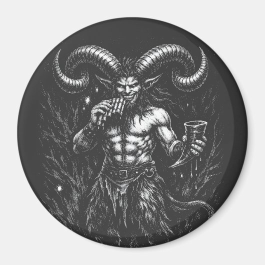 Gehorende Winter Satyr — door BurnsInHell Magneet (Voorkant)