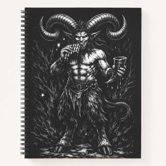 Gehorende Winter Satyr — door BurnsInHell Notitieboek (Voorkant)