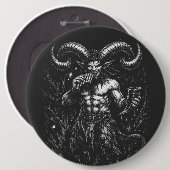 Gehorende Winter Satyr — door BurnsInHell Ronde Button 6,0 Cm (Voorkant /achterkant)