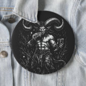 Gehorende Winter Satyr — door BurnsInHell Ronde Button 6,0 Cm (In situ)