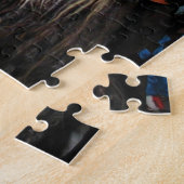 Gehornd Japans Duivelsmasker Legpuzzel (Zijkant)