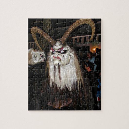 Gehornd Japans Duivelsmasker Legpuzzel (Verticaal)