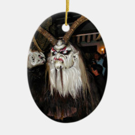 Gehornd Japanse Duivel Masker Keramisch Ornament
