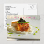Gehouden dag Boat Scallops met Califl... Briefkaart (Voorkant / Achterkant)