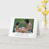 Gehouden geluk/Gedeeld Geluk Kaart (Gele Bloem)