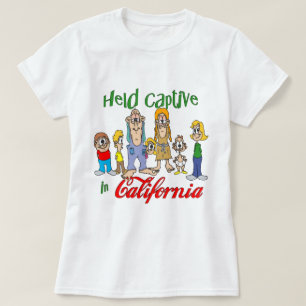 Gehouden Gevangene in Californië T-shirt