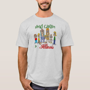 Gehouden Gevangene in Illinois T-shirt