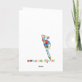 Gehouden van door een Kaart van de Verjaardag van (Achterkant)