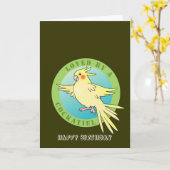 Gehouden van door een Kaart van de Verjaardag van (Gele Bloem)