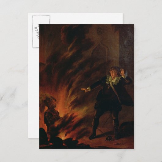 Gehucht en het Spook van zijn Vader Briefkaart (Voorkant / Achterkant)