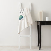 Gehuld in de stille wijsheid van het bos sherpa deken (In situ)