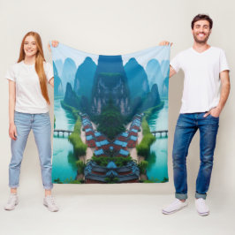 Gehuld in sereniteit – Karst River Valley deken