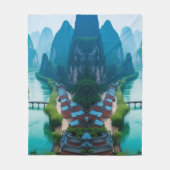 Gehuld in sereniteit – Karst River Valley deken (Voorkant)