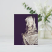 gehuld in verdriet briefkaart (Staand voorkant)
