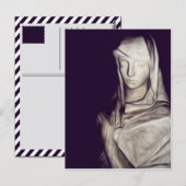 gehuld in verdriet briefkaart (Voorkant / Achterkant)