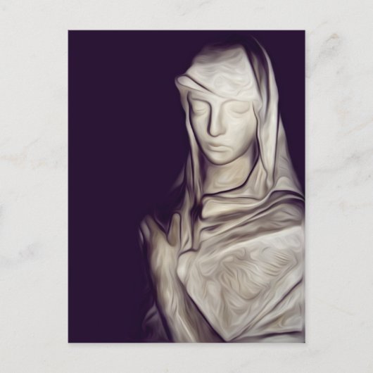 gehuld in verdriet briefkaart (Voorkant)