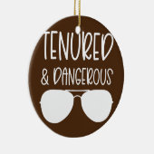 Gehuurde en gevaarlijke hoogleraar vrouwen keramisch ornament (Rechts)