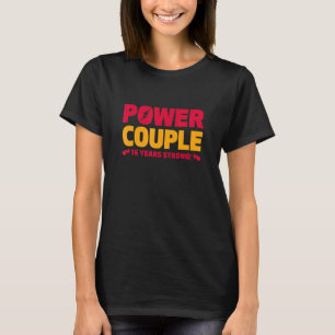 Gehuwd 16 jaar Power Couple 16e Jubileum Hus T-shirt