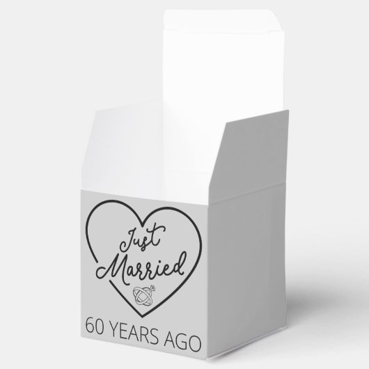 Gehuwd 60 jaar geleden III Bedankdoosjes (Geopend)