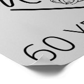 Gehuwd 60 jaar geleden III Poster (Hoek)