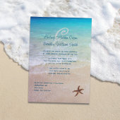 Gehuwd door het Zee Beach Destination Wedding Kaart