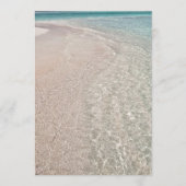 Gehuwd door het Zee Short Beach Ceremony Programme Programmakaart (Achterkant)