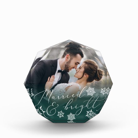 Gehuwd en helder | Kerstbruiloft Fotoblokken (Voorkant)