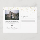 Gehuwd en helder | Kerstfotokaart Feestdagenkaart (Achterkant)