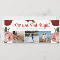 Gehuwd en licht 3 Foto collage Modern Wedding