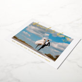 Gehuwd en liefdeshuwelijk Mr & Mrs First Kerstmis Folie Uitnodiging (Gedraaid)