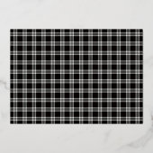 Gehuwd en liefdeshuwelijk Mr & Mrs First Kerstmis Folie Uitnodiging (Achterkant)