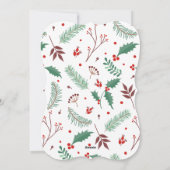 Gehuwd en Merry Feestdagenkaart (Achterkant)