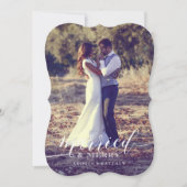 Gehuwd en Merry Feestdagenkaart (Voorkant)